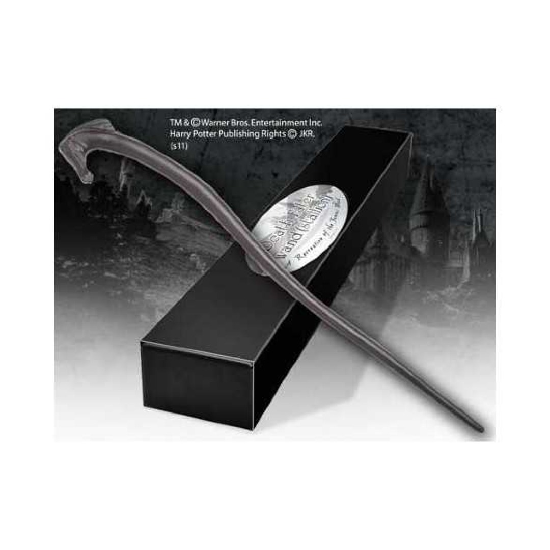The Noble Collection Varita De Mortífago – Réplica Oficial Con Diseño En Espiral, Presentada En Caja De Ventana, Perfecta Para Coleccionistas De Harry Potter