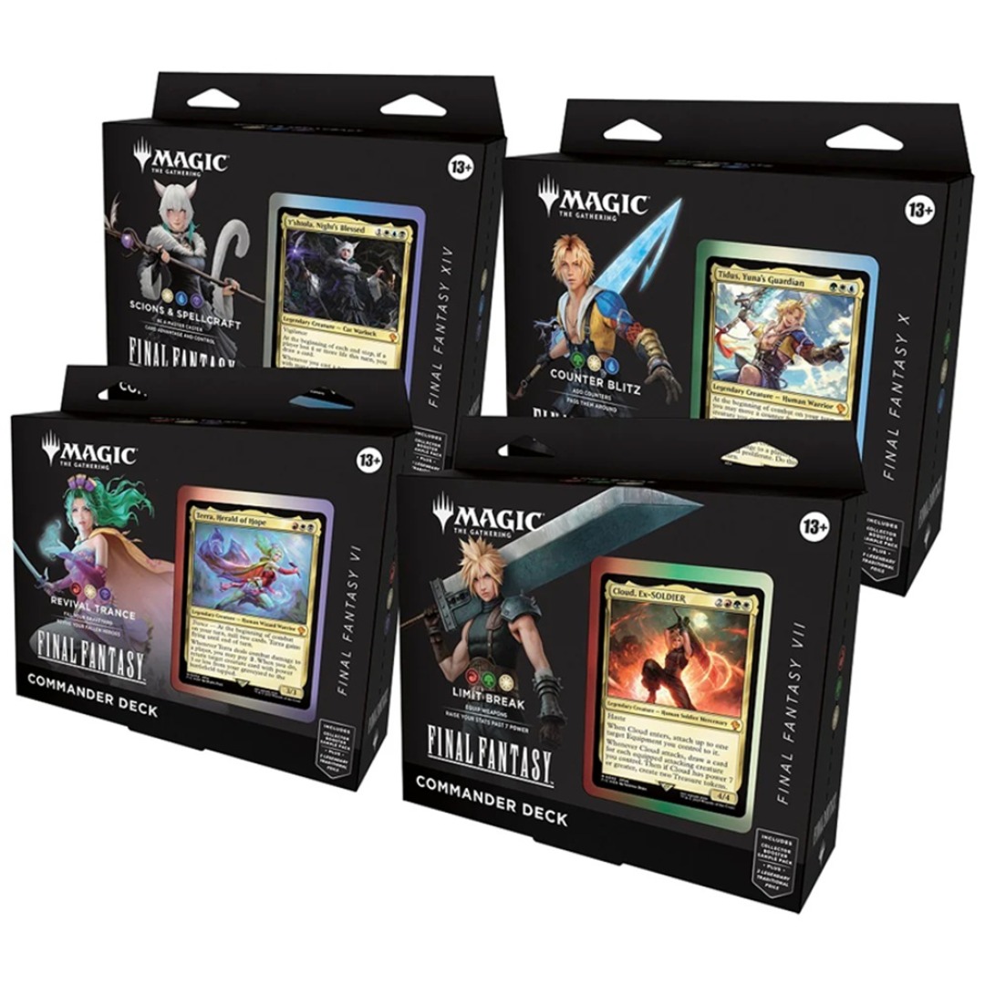 Mtg Random Commander Magic The Gathering TCG: Final Fantasy Random Commander Deck | Buy in ...