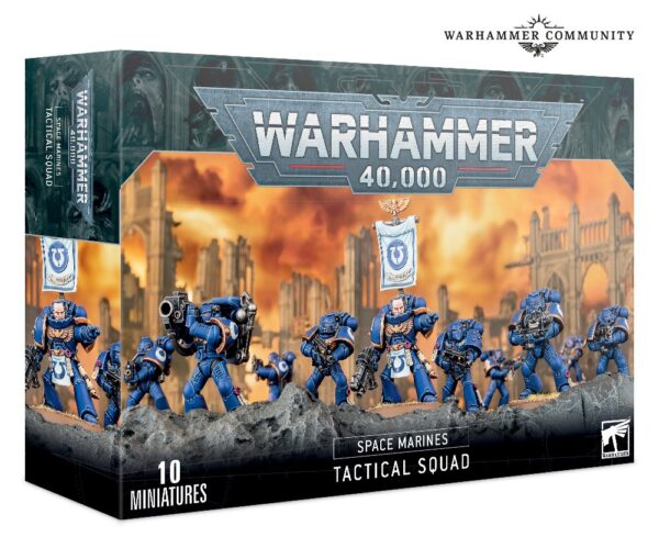 Warhammer 40,000 Space Marines Tactical Squad (48-07)