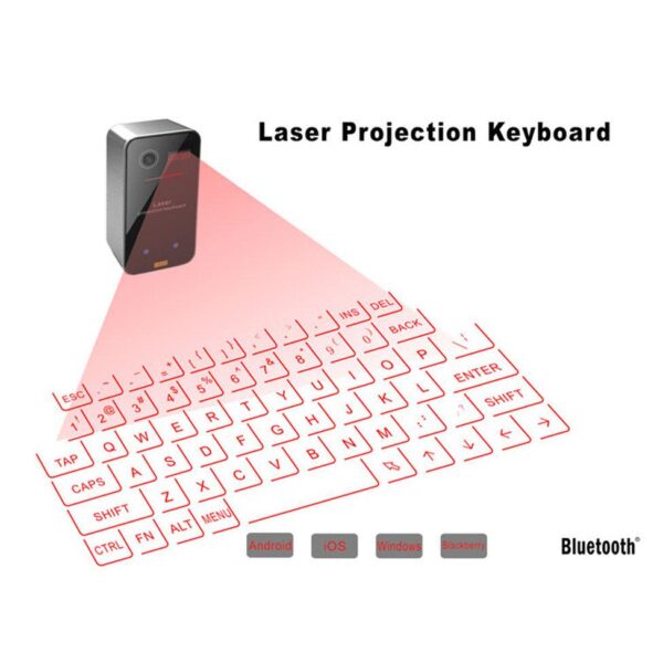 Bluetooth Laser QWERTY Keyboard