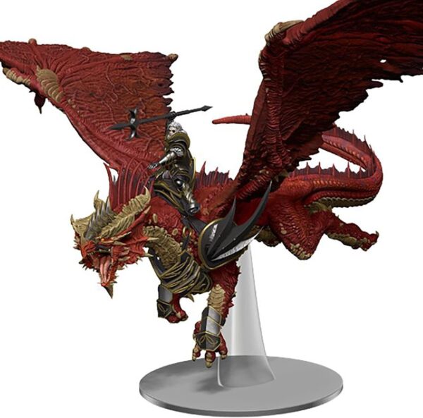 Dungeons & Dragons Icons Of The Realms: Dragonlance Shadow Of The Dragon Queen Kansaldi On Red Dragon