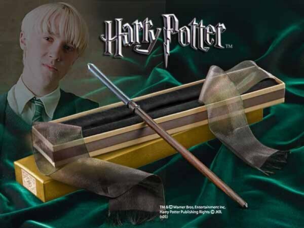 Harry Potter Draco Malfoy Wand in Ollivander Box Noble Collection
