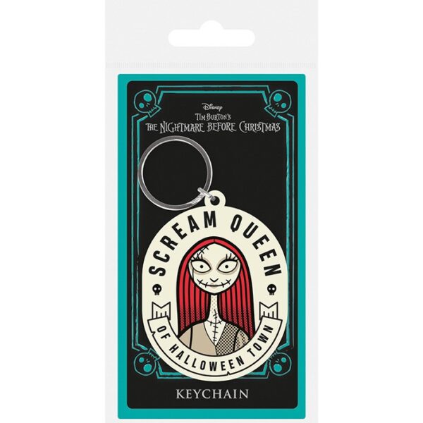 Disney Nightmare Before Christmas Scream Queen Rubber Keychain