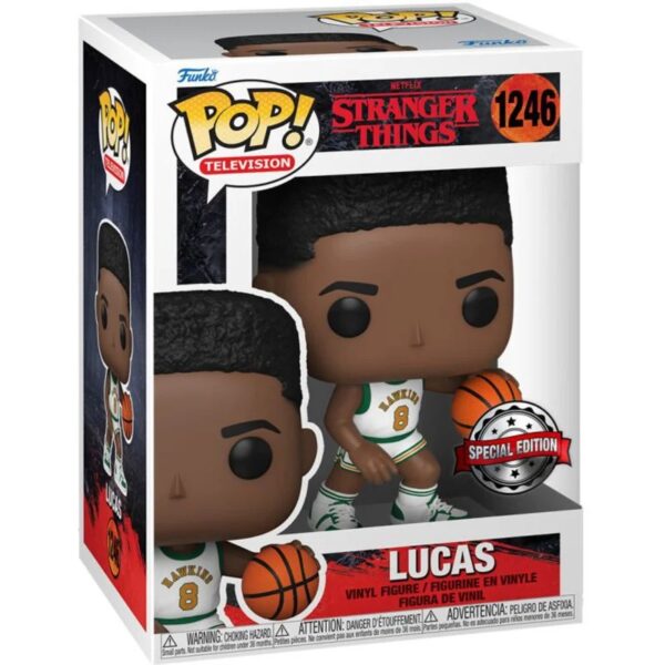 Funko POP! Stranger Things N° 1246 - Lucas In Jersey Special Edition