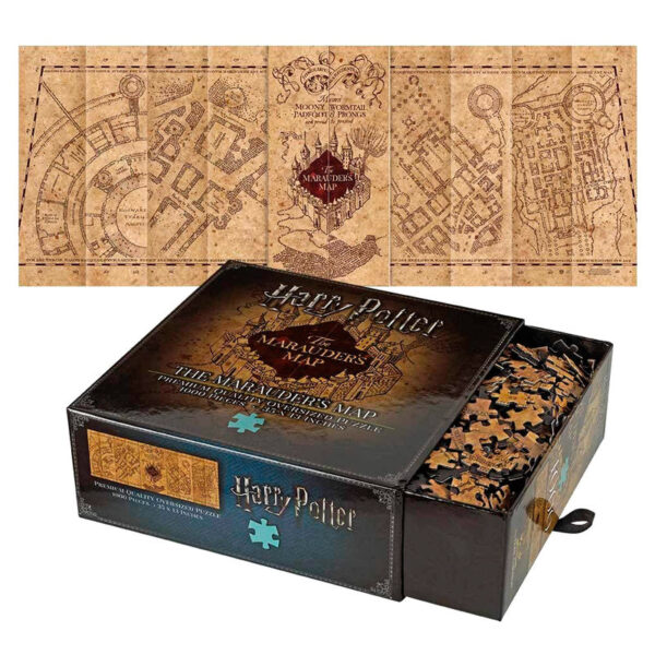 Harry Potter The Marauder's Map Cover Noble Collection Puzzle 1000 Pieces