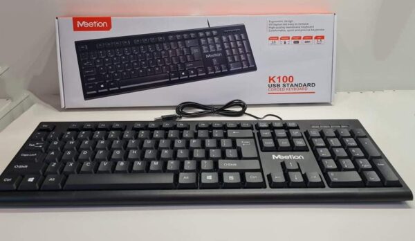 Meetion K100 USB Corded Keyboard