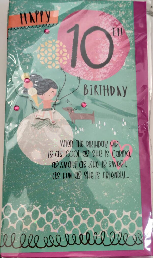 Happy 10th Birthday Card (735373)