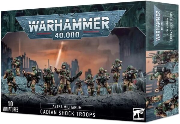Warhammer 40,000 Astra Militarum Cadian Shock Troops (47-33)