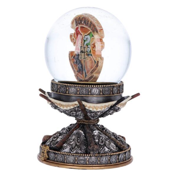 Harry Potter Crest Wand Snow Globe