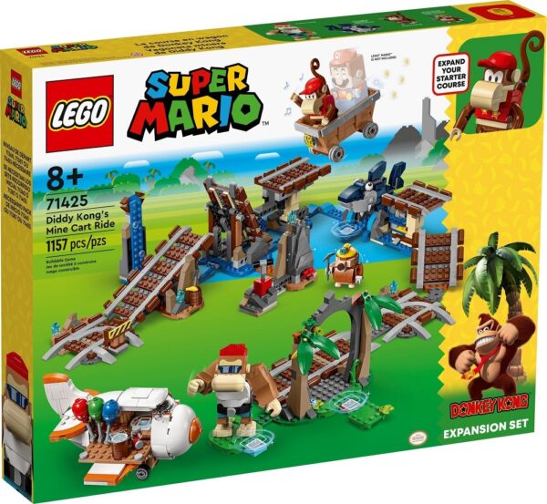 LEGO Super Mario 71425 Diddy Kong's Mine Cart Ride Expansion Set