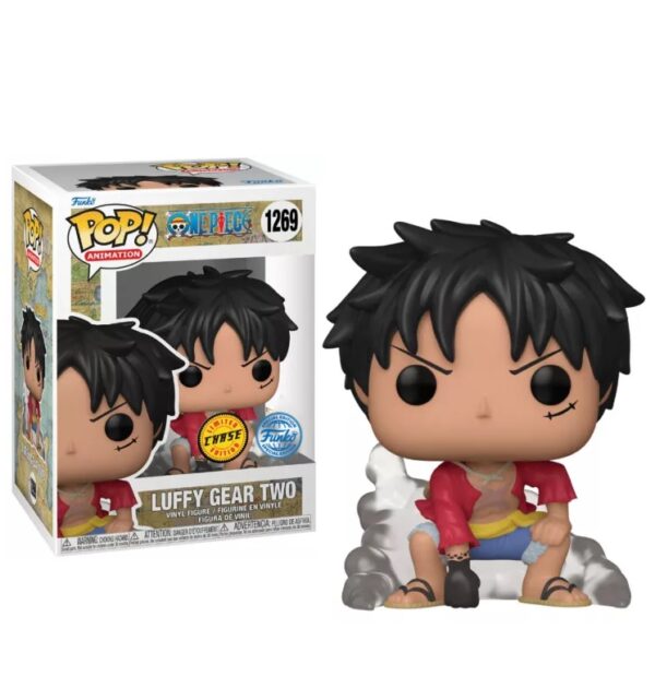 Funko POP! One Piece N° 1269 - Luffy Gear Two Chase Edition