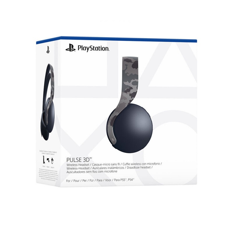 Sony PlayStation 5 Pulse 3D Wireless Headset Grey Camo F - GamesPlus Malta