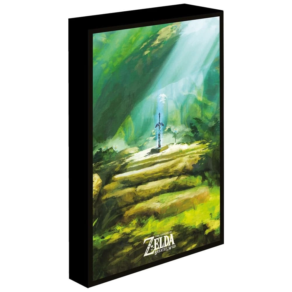 The Legend Of Zelda Breath Of The Wild Light Up Canvas - GamesPlus Malta