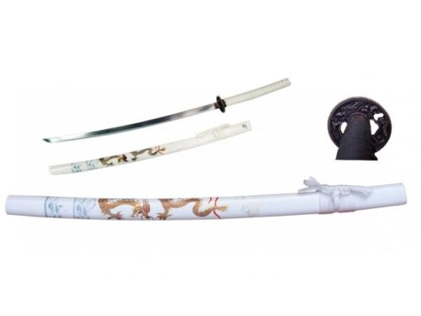 Dragon Of Lijiang White Katana Replica
