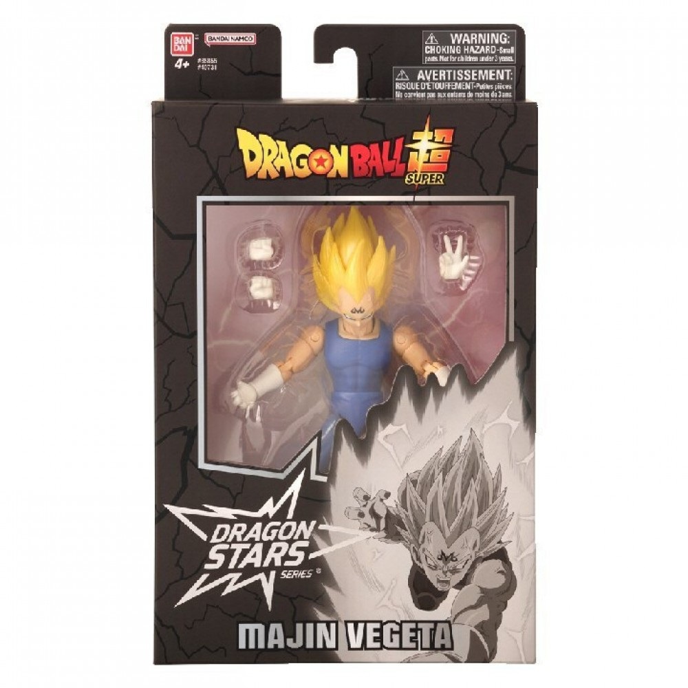 Dragon Ball Super Majin Vegeta Dragon Stars Bandai Figure - GamesPlus Malta