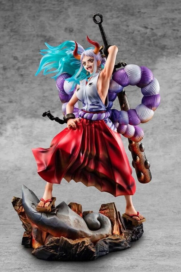One Piece Yamato Portrait of Pirates WA-MAXIMUM Megahouse Statue