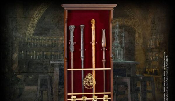 Harry Potter Four Character Wand Display Noble Collection