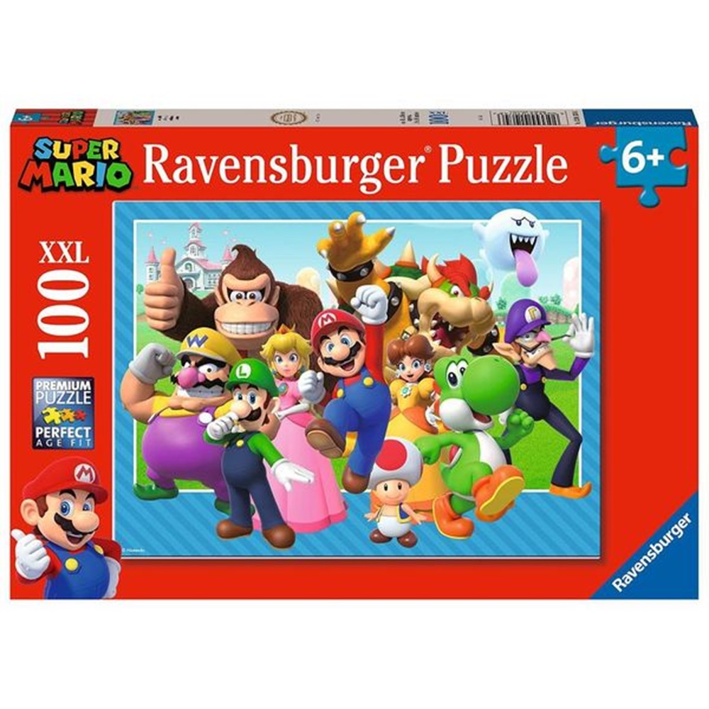 Super Mario Let's-a-go XXL Puzzle 100 Pieces - GamesPlus Malta