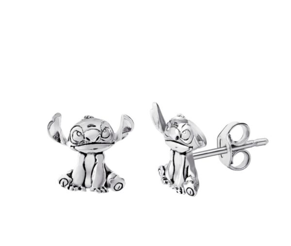 Disney Stitch Silver Studs Earrings
