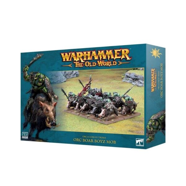 Warhammer The Old World Orc & Goblin Tribes Orc Boar Boyz Mob (09-06)