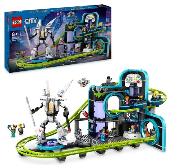 LEGO City 60421 Robot World Roller-Coaster Park