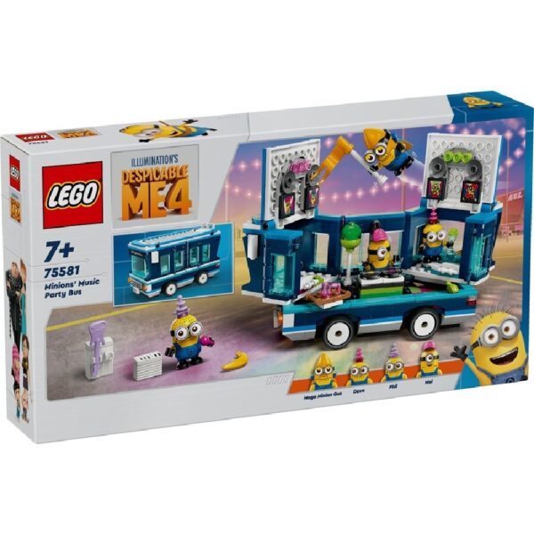 LEGO Minions The Rise Of Gru 75581 Minions’ Music Party Bus
