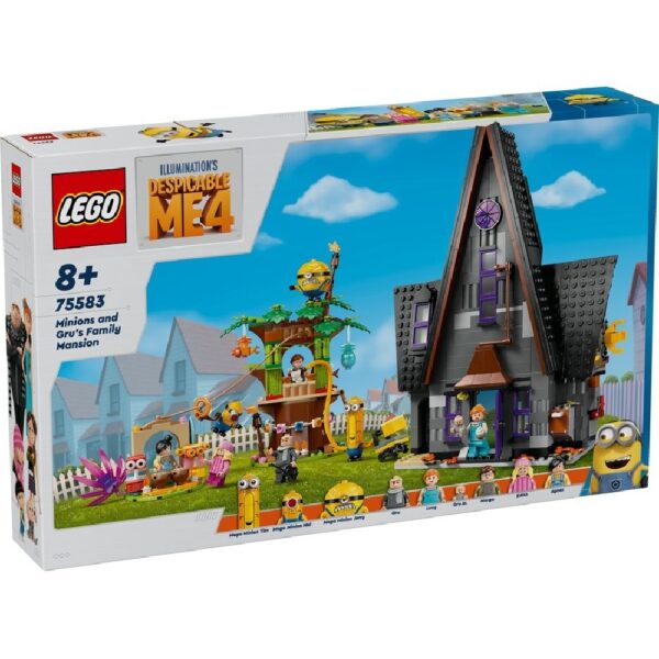 LEGO Minions The Rise Of Gru 75583 Minions and Gru's Family Mansion