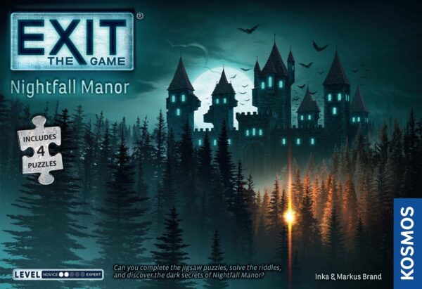 Exit: Nightfall Manor Puzzle Board Game