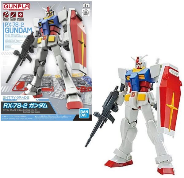 Gundam RX-78-2 Gundam EG 1/144 Bandai Model Kit