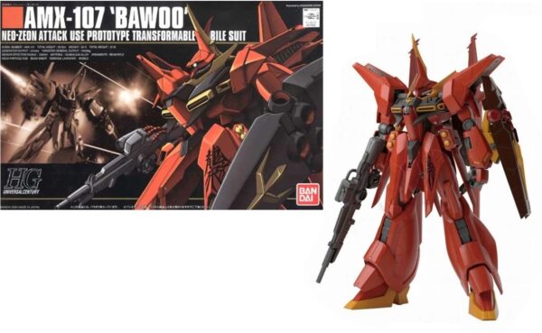 Gundam AMX-107 Bawoo HGUC 1/144 Bandai Model Kit