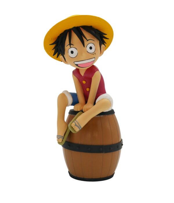 One Piece Luffy On A Barrel Light-Up Figure