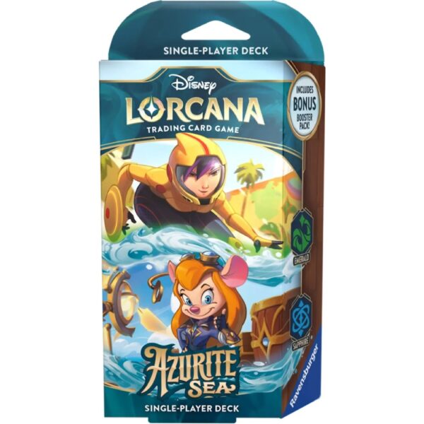 Disney Lorcana TCG: Azurite Sea Emerald / Sapphire Starter Deck
