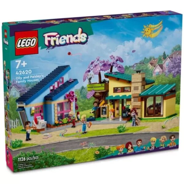 LEGO Friends 42620 Olly and Paisley's Family Houses