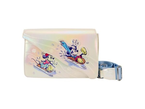 Disney Mickey & Friends Winter Wonderland Loungefly Crossbody Bag