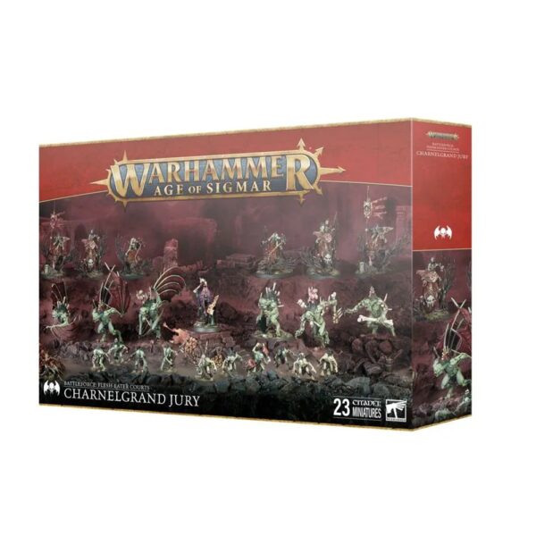 Warhammer Age Of Sigmar Flesh-Eater Courts Battleforce Charnelgrand Jury (91-68)