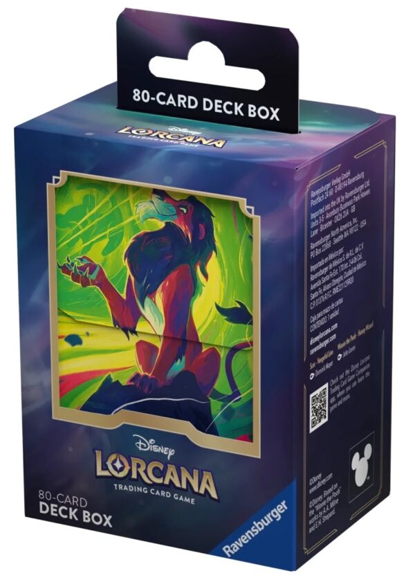 Disney Lorcana TCG: Azurite Sea Scar Deck Box