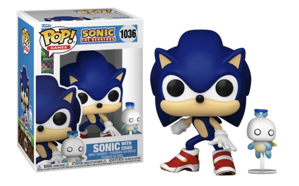 Funko POP! Sonic The Hedgehog N° 1036 - Sonic With Chao