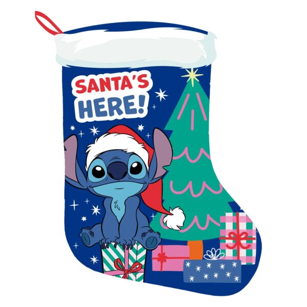 Disney Stitch Santa Sock 42cm