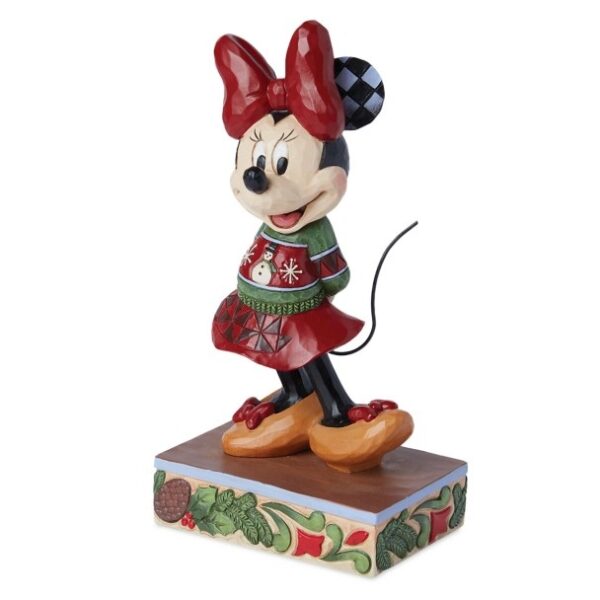 Disney Minnie Mouse in Christmas Sweater Enesco Traditions Figurine