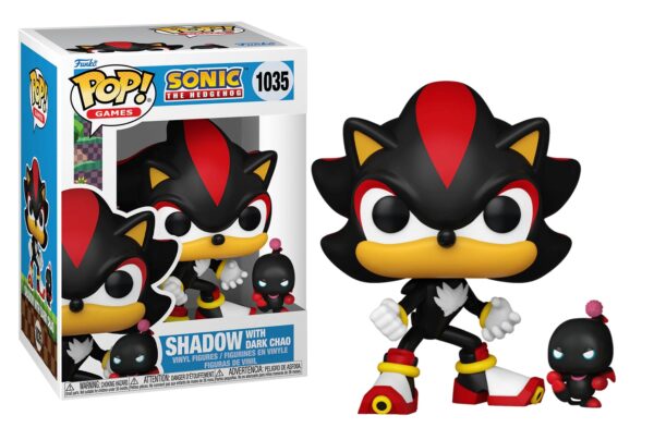 Funko POP! Sonic The Hedgehog N° 1035 - Shadow With Dark Chao