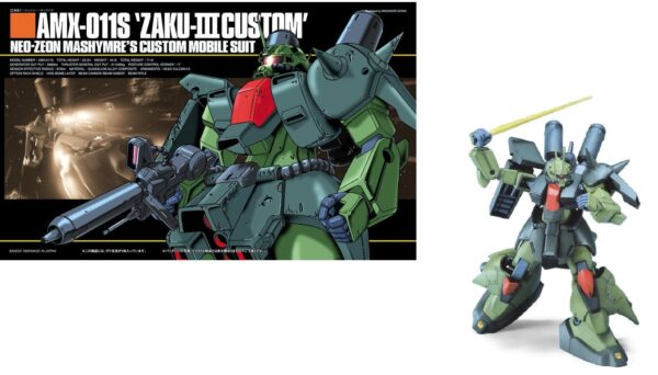 Gundam HGUC ZAKU III 1/144 Bandai Model Kit