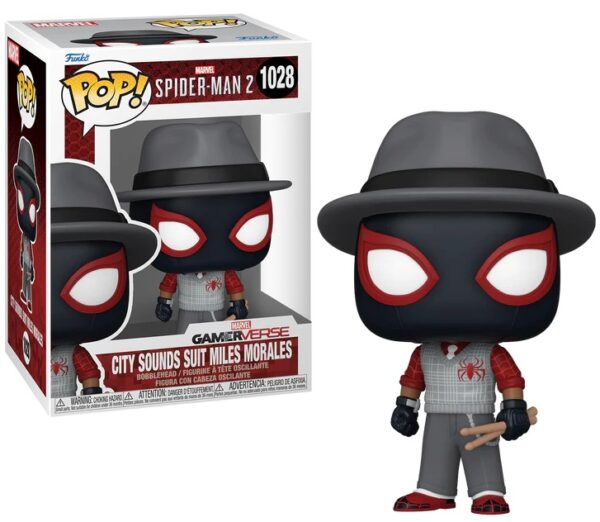 Funko POP! Marvel Spider-Man 2 N° 1028 - City Sounds Suit Miles Morales