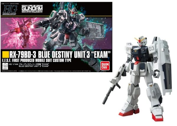 Gundam RX-79BD-3 Blue Destiny Unit 3 'EXAM' HG 1/144 Bandai Model Kit