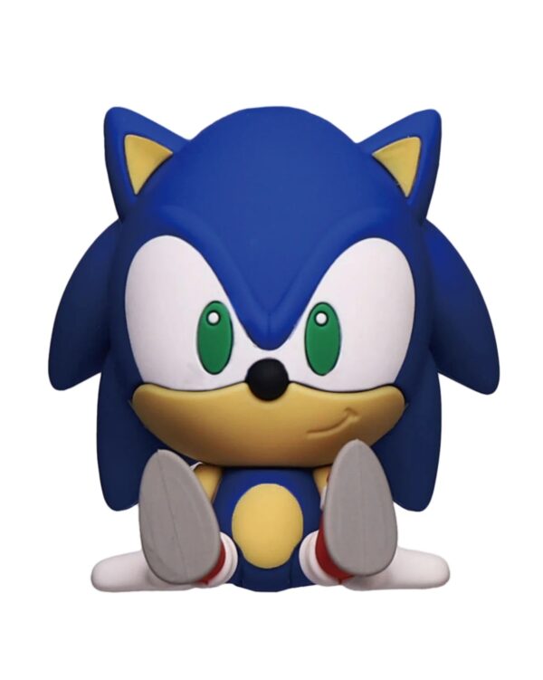 Sonic The Hedgehog Sitting 3D Foam Collectible Magnet