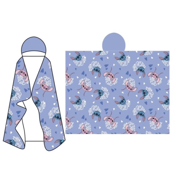 Disney Stitch & Angel Hooded Blanket 120x150cm