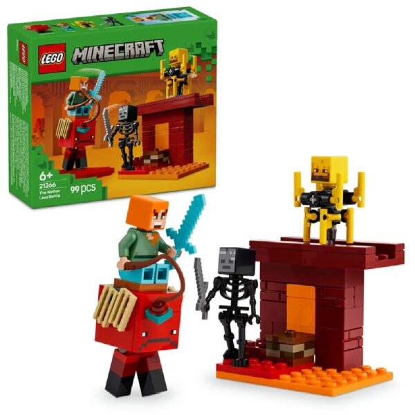 LEGO Minecraft 21266 The Nether Lava Battle