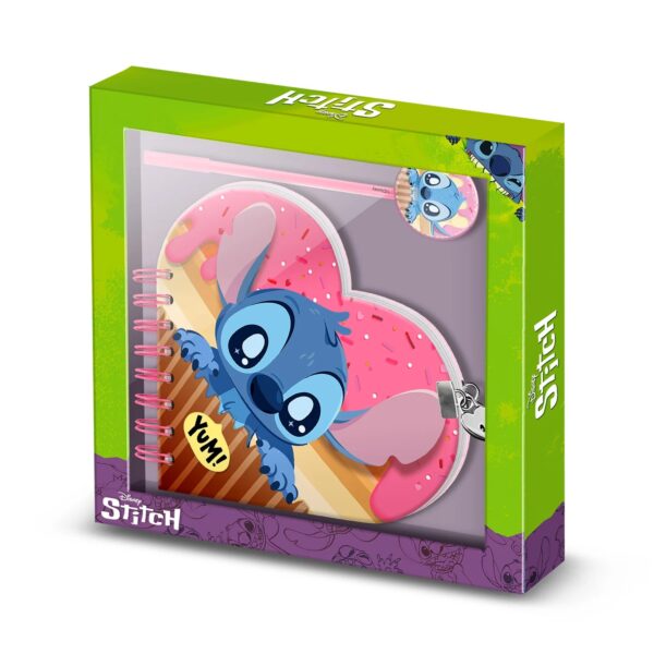Disney Stitch Muffin Secret Diary & Pen Gift Box