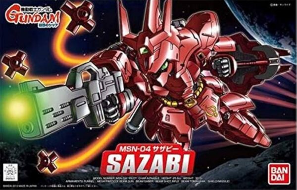 Gundam BB382 SAZABI Bandai Model Kit