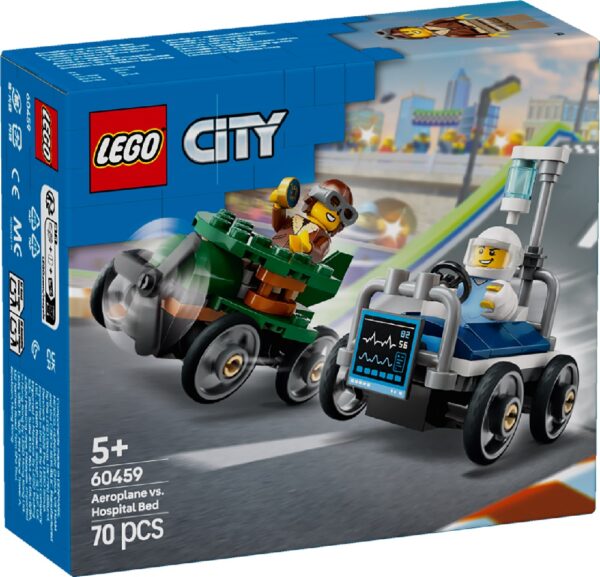 LEGO City 60459 Airplane vs Hospital Bed Race
