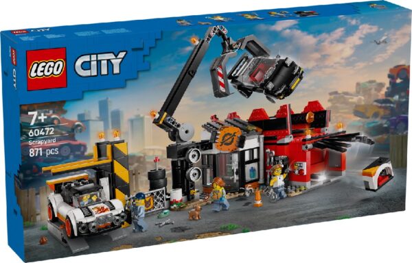 LEGO City 60472 Scrapyard with Cars
